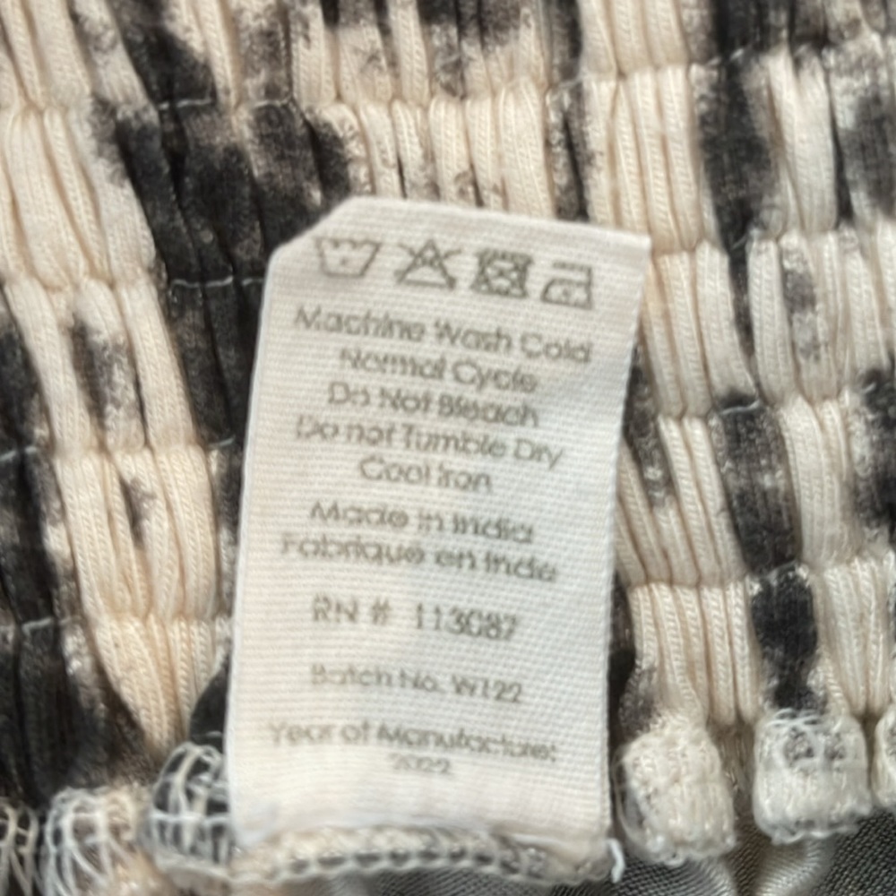 Kate Quinn | The Woods| smocked waist tie dye jersey knit pull on skirt large - Picture 6 of 6